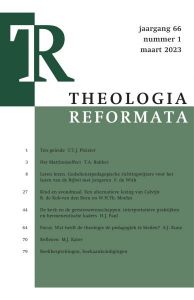 Recensie DNP in Theologia Reformata